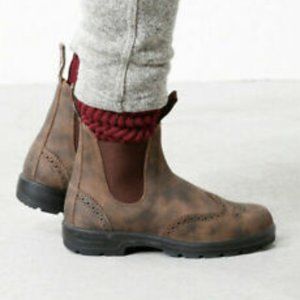 Blundstone Brogue Wingtip Women's Boots - Size 6.5 US, Rustic Brown